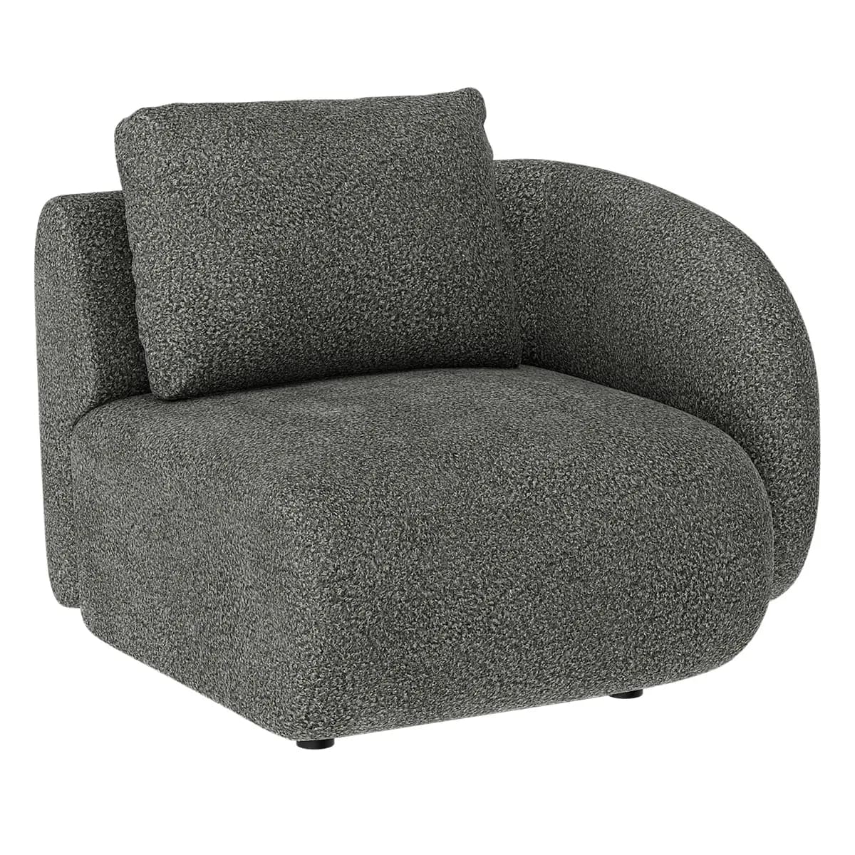 Artwood, Dixon 1-Sitz Sektion rechts Vega charcoal