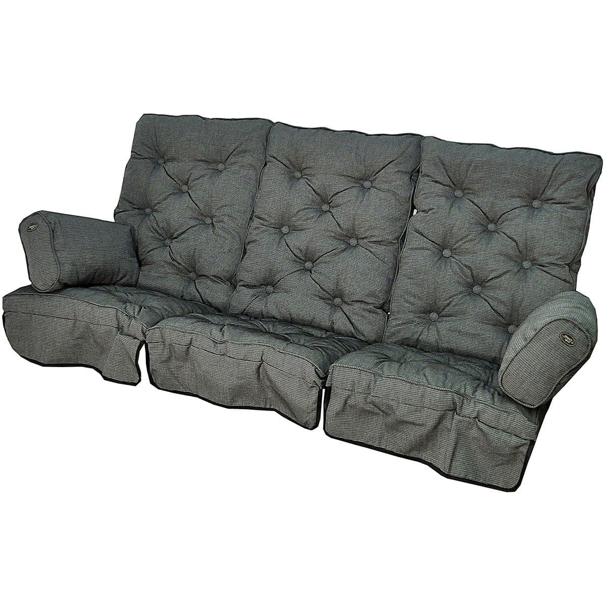 Fritab, Canyon Swing Sofa kissen hochstrukturiert dralon Granit grau