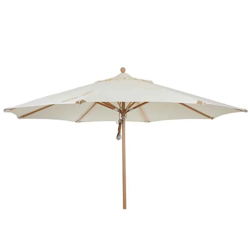 Brafab, Parma Holz Sonnenschirm 350 cm natur