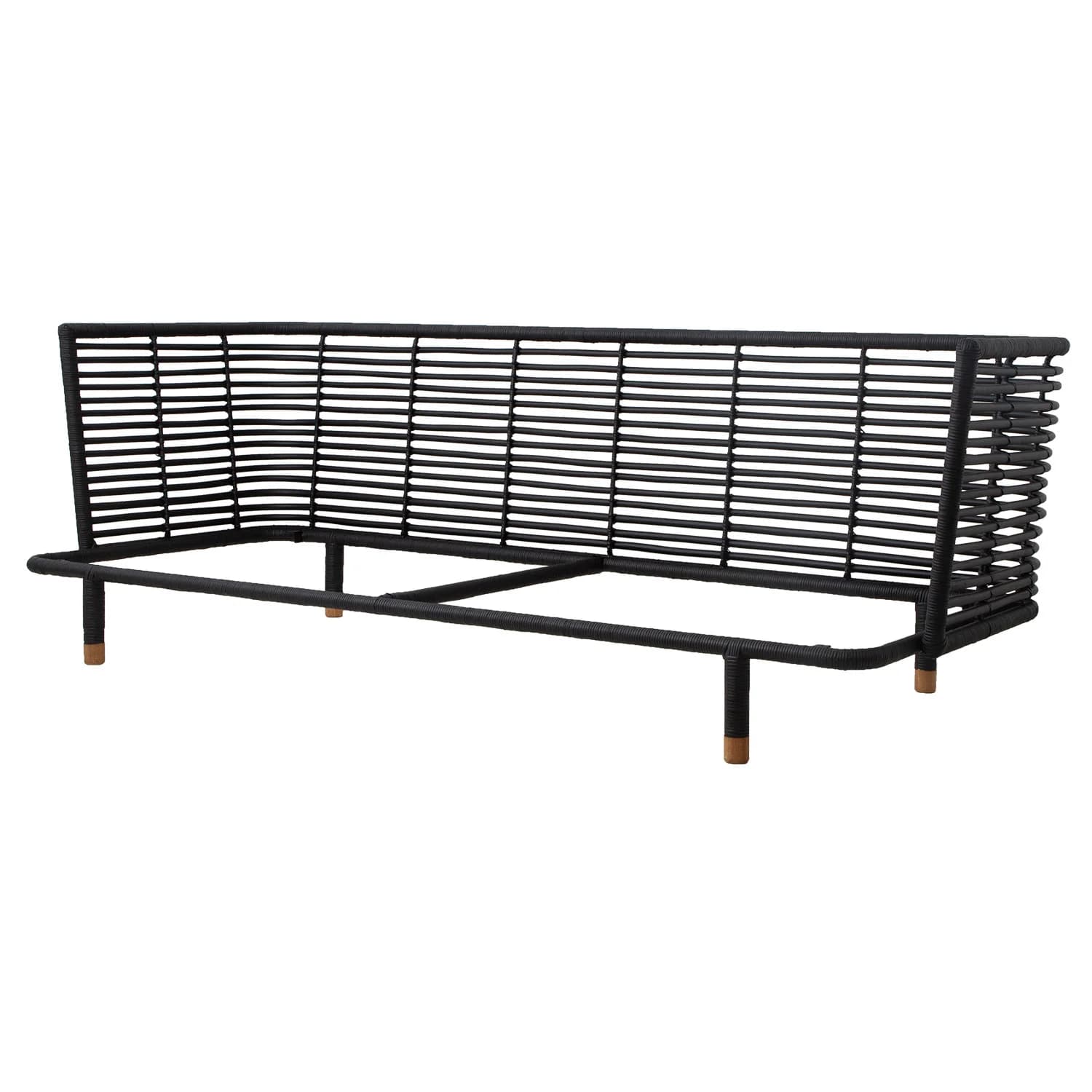 Cane-line, Sense Schwarzes Basketsofa