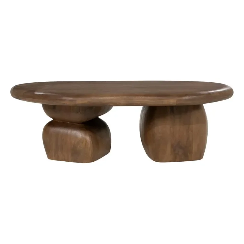 By-Boo, Sui Couchtisch 120x70x38 cm Mangoholz Braun