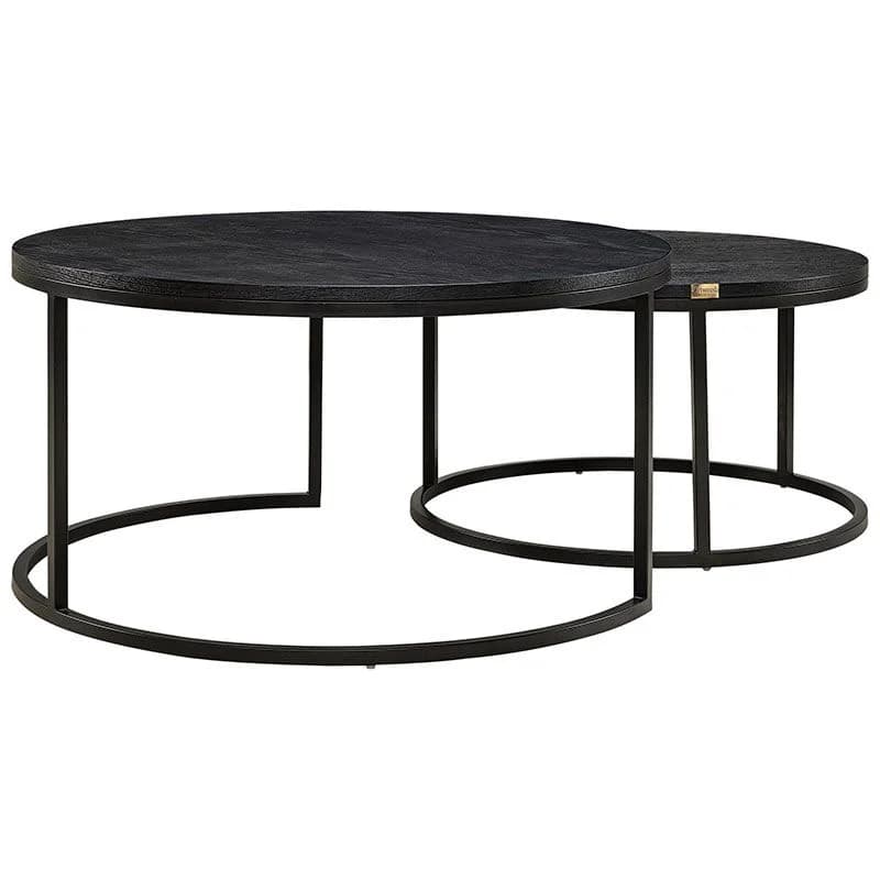 Artwood, Mason Couchtisch 2-teilig Schwarz