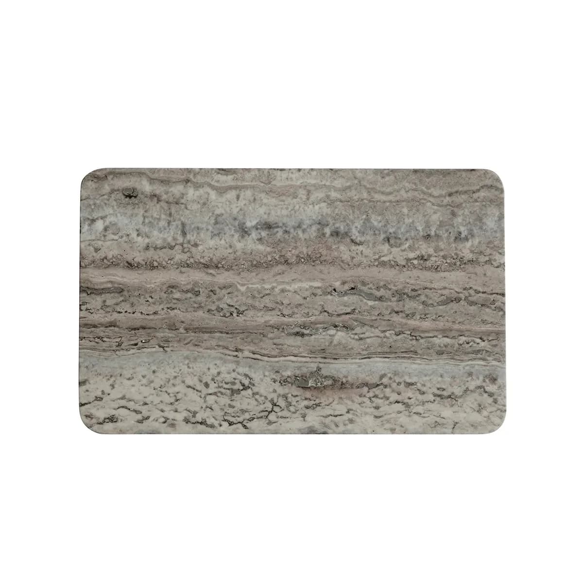 101 Copenhagen, Dekotablett aus Travertin Enkei Rectangular Medio 40x25 cm