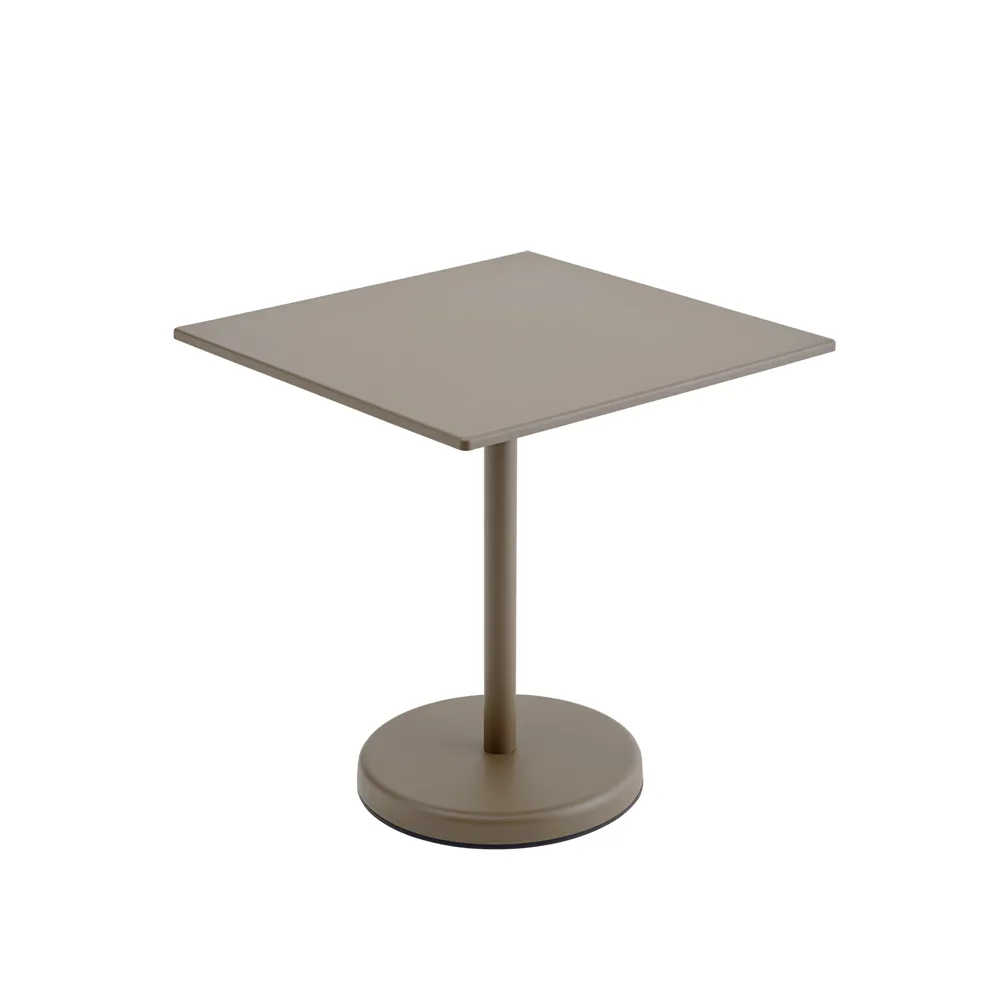 Muuto, Linear Steel Bistrotisch 70x70 cm Taupe