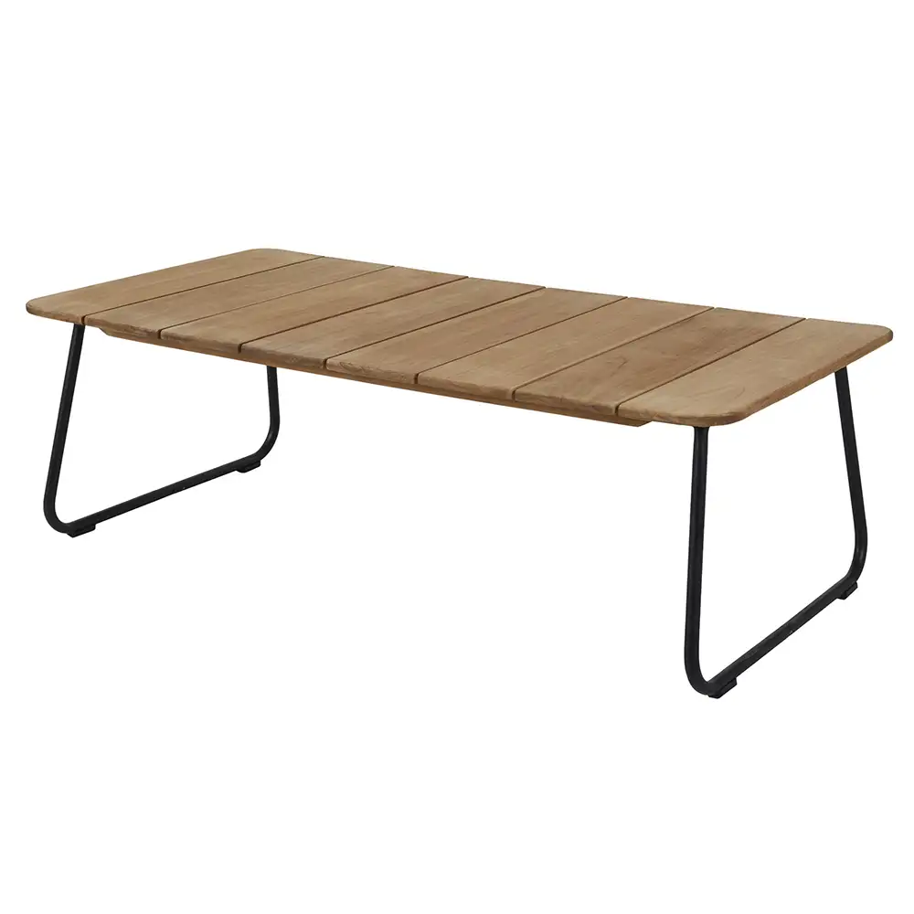 Brafab, Nolli Esstisch 90x175 cm schwarz/teak