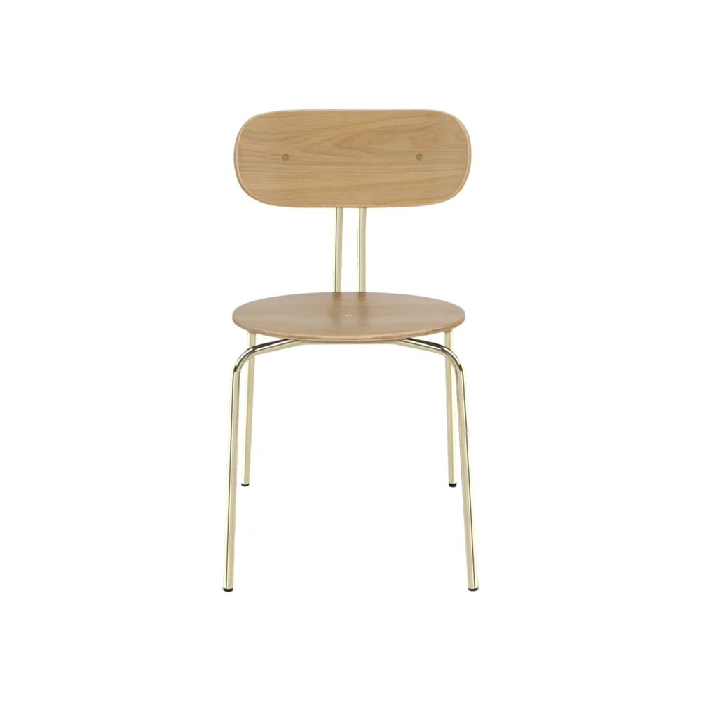 Umage Curious Stuhl Oak-brass legs
