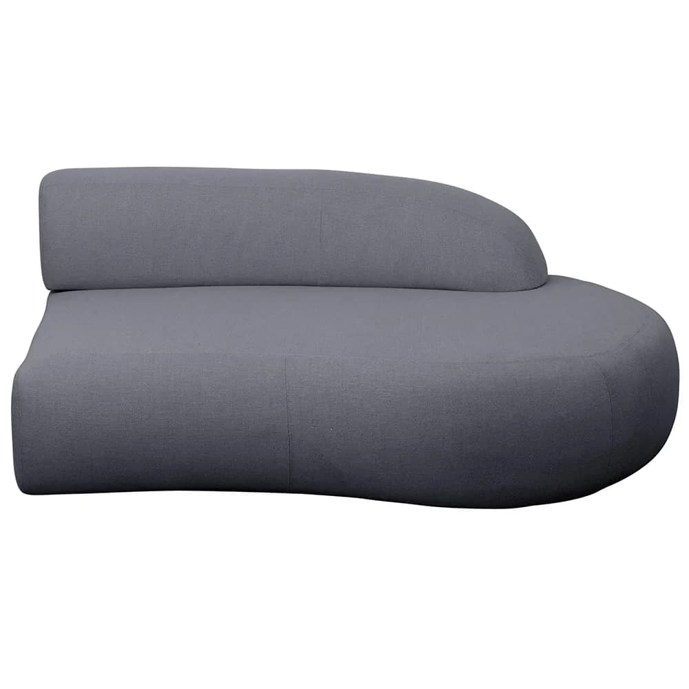 Cane-line, Mellow Sofa Modul links mit kurzem Rücken Grey
