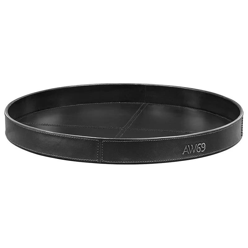 Mendoza Tray Round Black