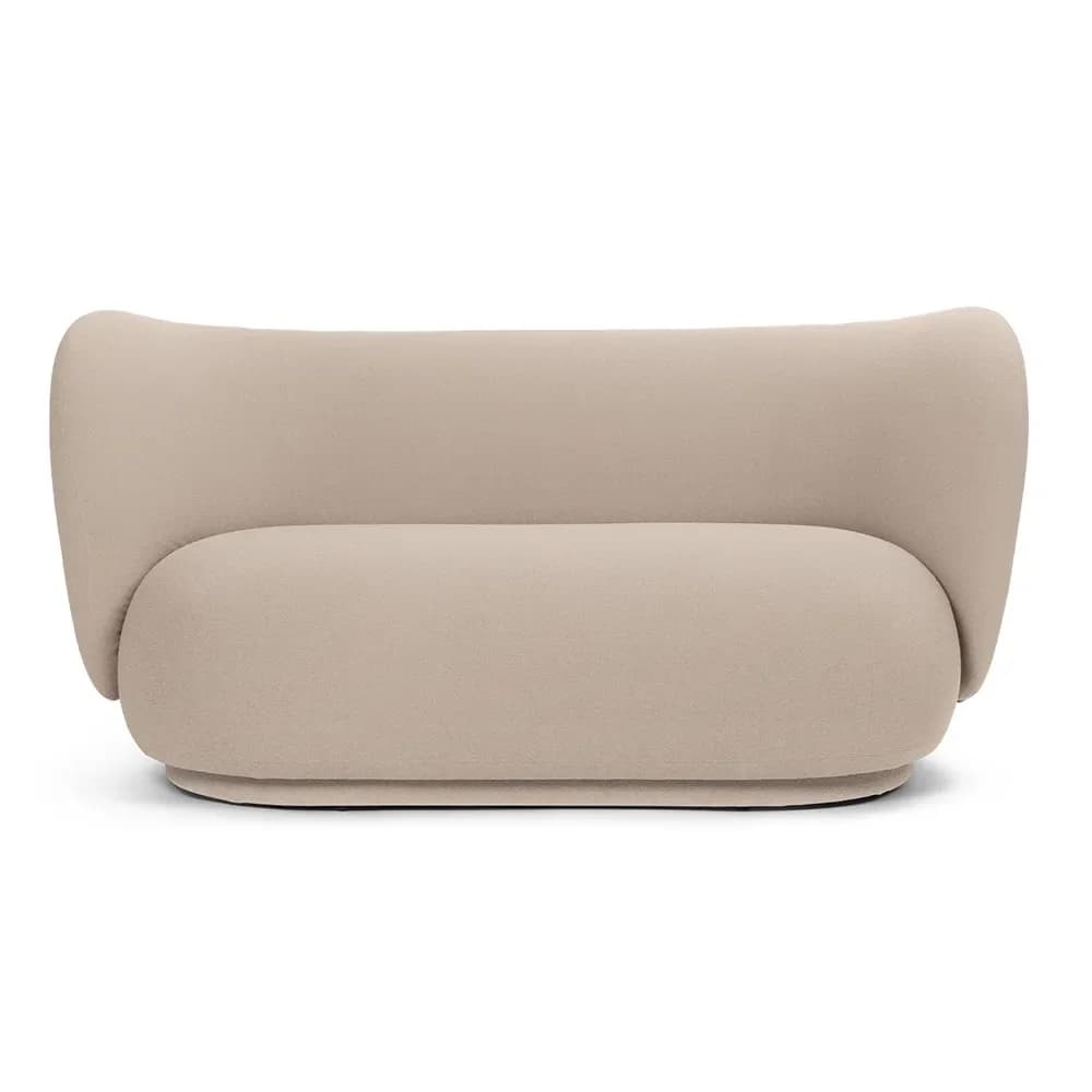 Ferm Living, Rico 2-Sitzer Sofa Grain - Cashmere