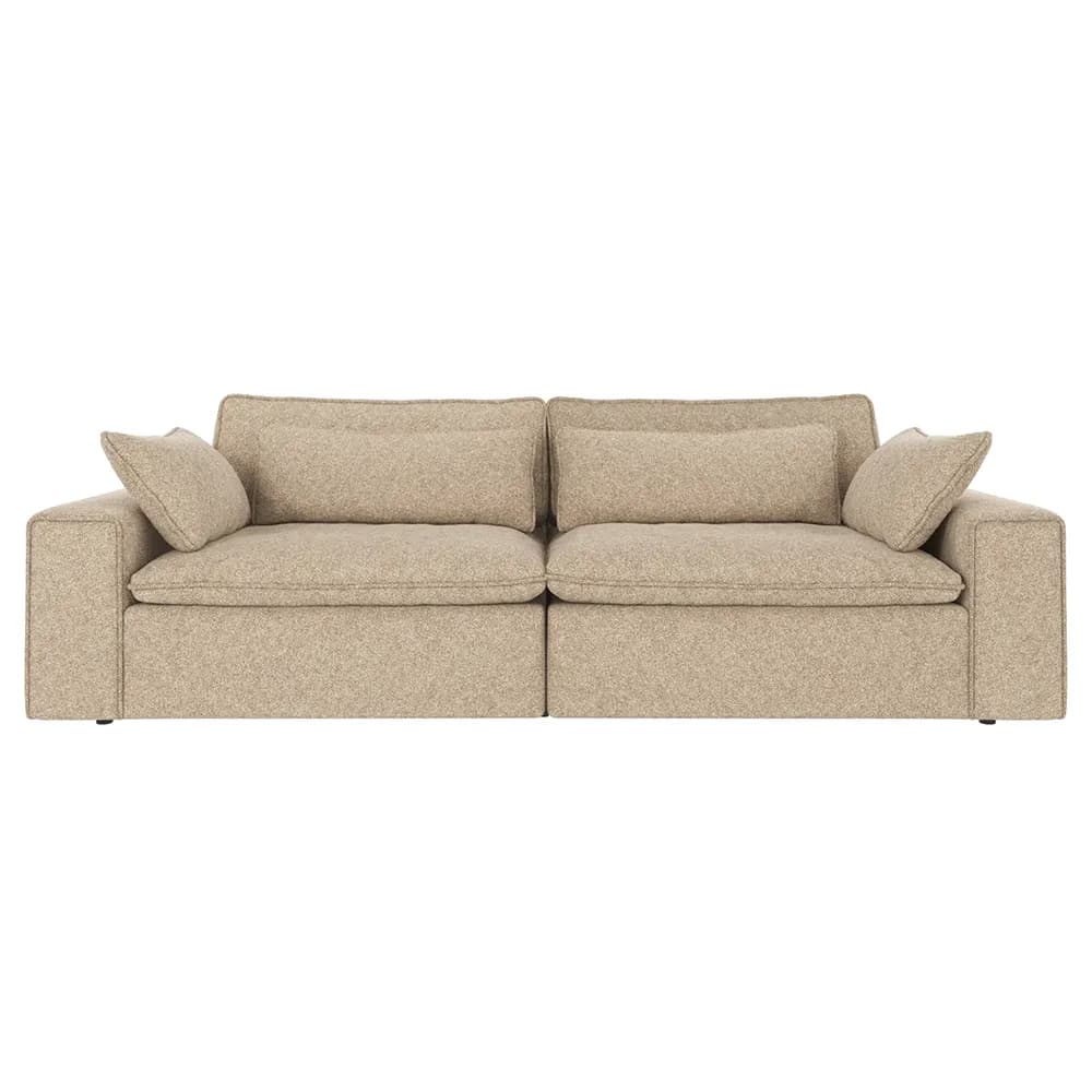 Rowico Home, Rawlins Sofa 3-Sitzer Maxi Stoff Bobby beige