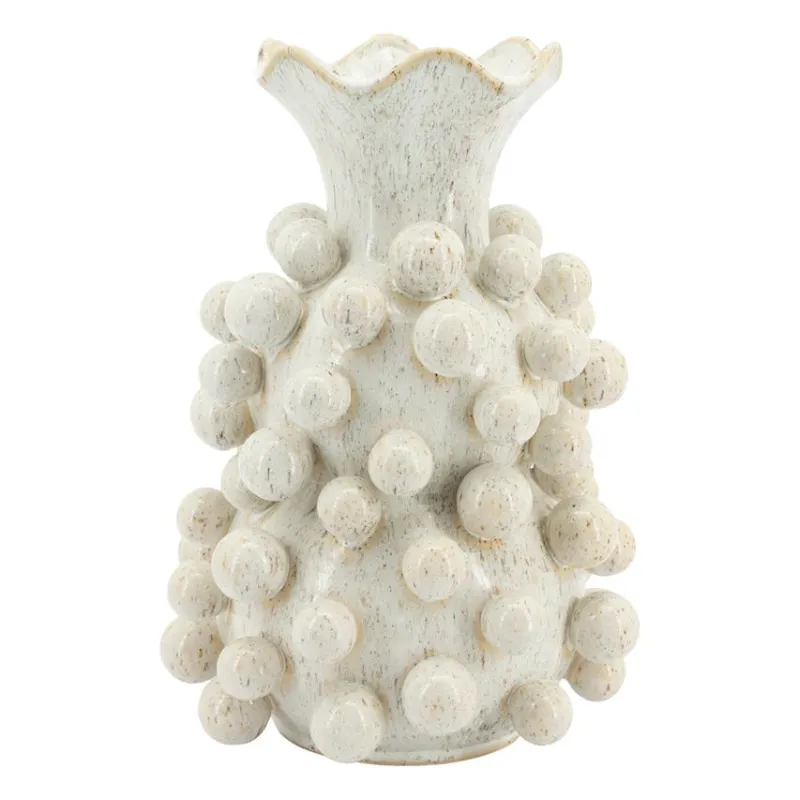 By-Boo, Viro Vase 28,3x28,3x39,7 cm Steingut Natur