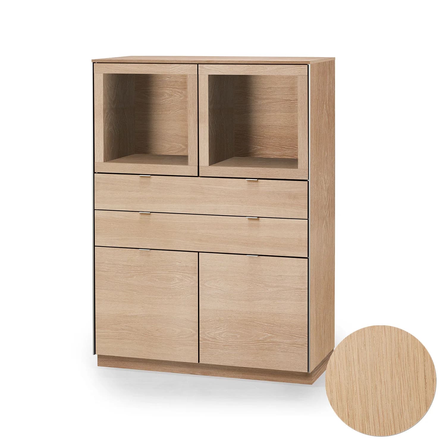 Skovby, Sm923 Vitrinenschrank Eiche Seife 98X44X136Cm