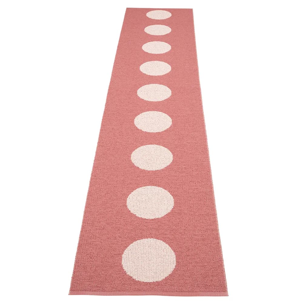 Pappelina, Vera Pop teppich Blush/Pearl Pink 70 x 360cm