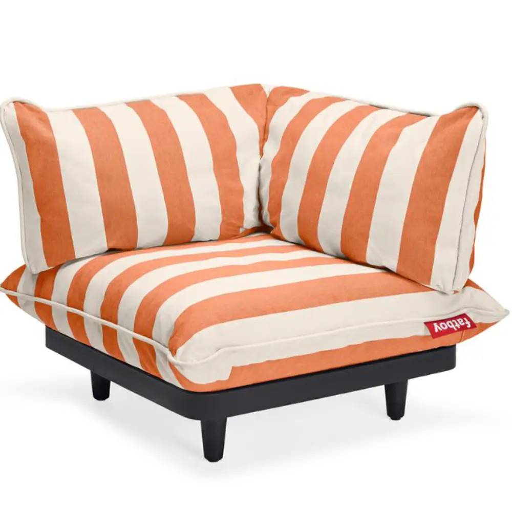 Fatboy, paletti Eckteil right stripe orange creme