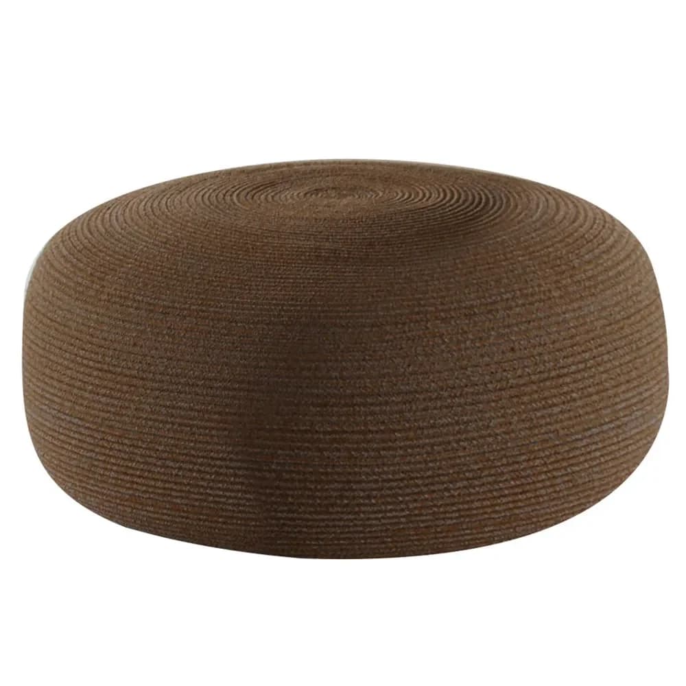 Cane-line, Circle Fußhocker extra groß Umber brown Soft Rope