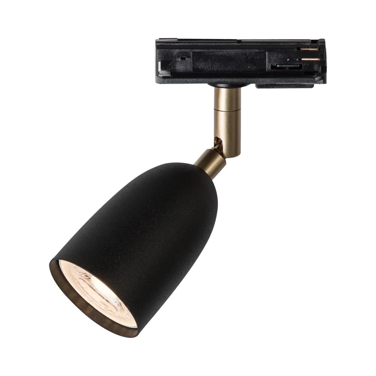Belid, Radiell Spotlight Global 1-phasig Schwarz Struktur/Messing Gu10