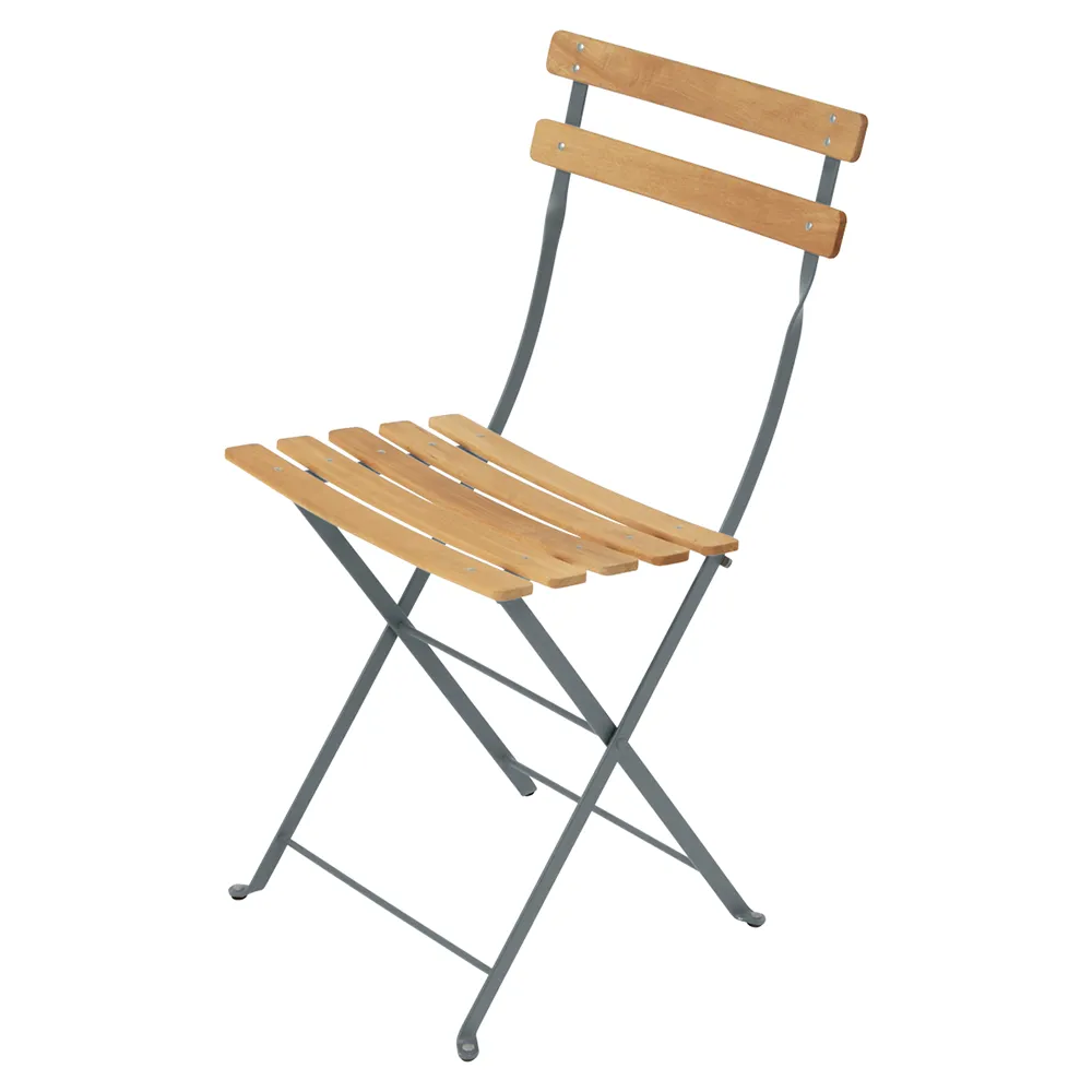 Fermob, Bistro stuhl natural Storm Grey