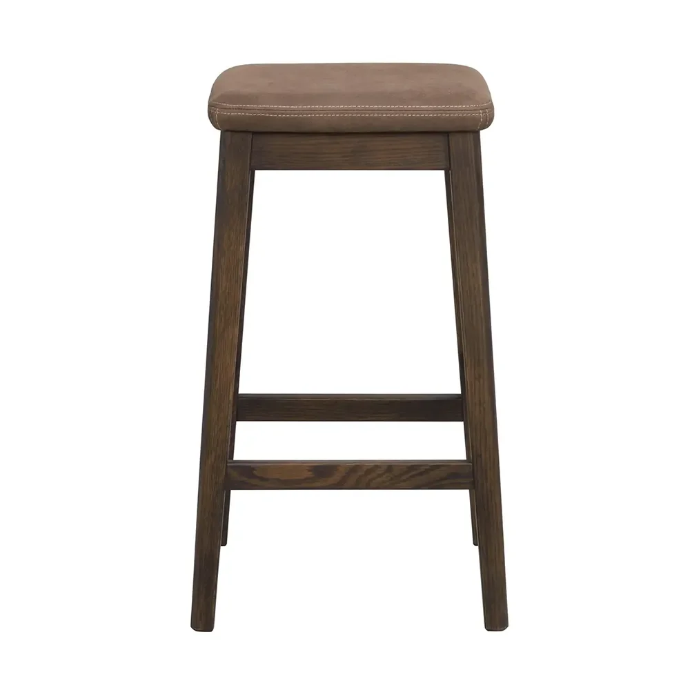 Rowico Home, Livermore Barhocker braun Eiche/Leder