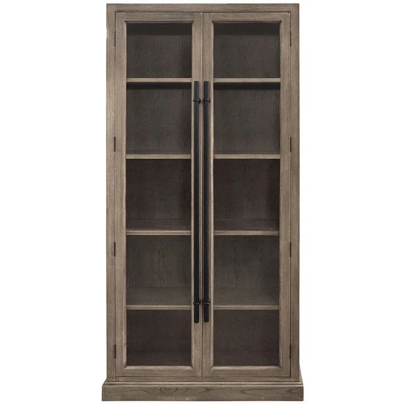 Narbonne Glass Cabinet Pebbles Grey