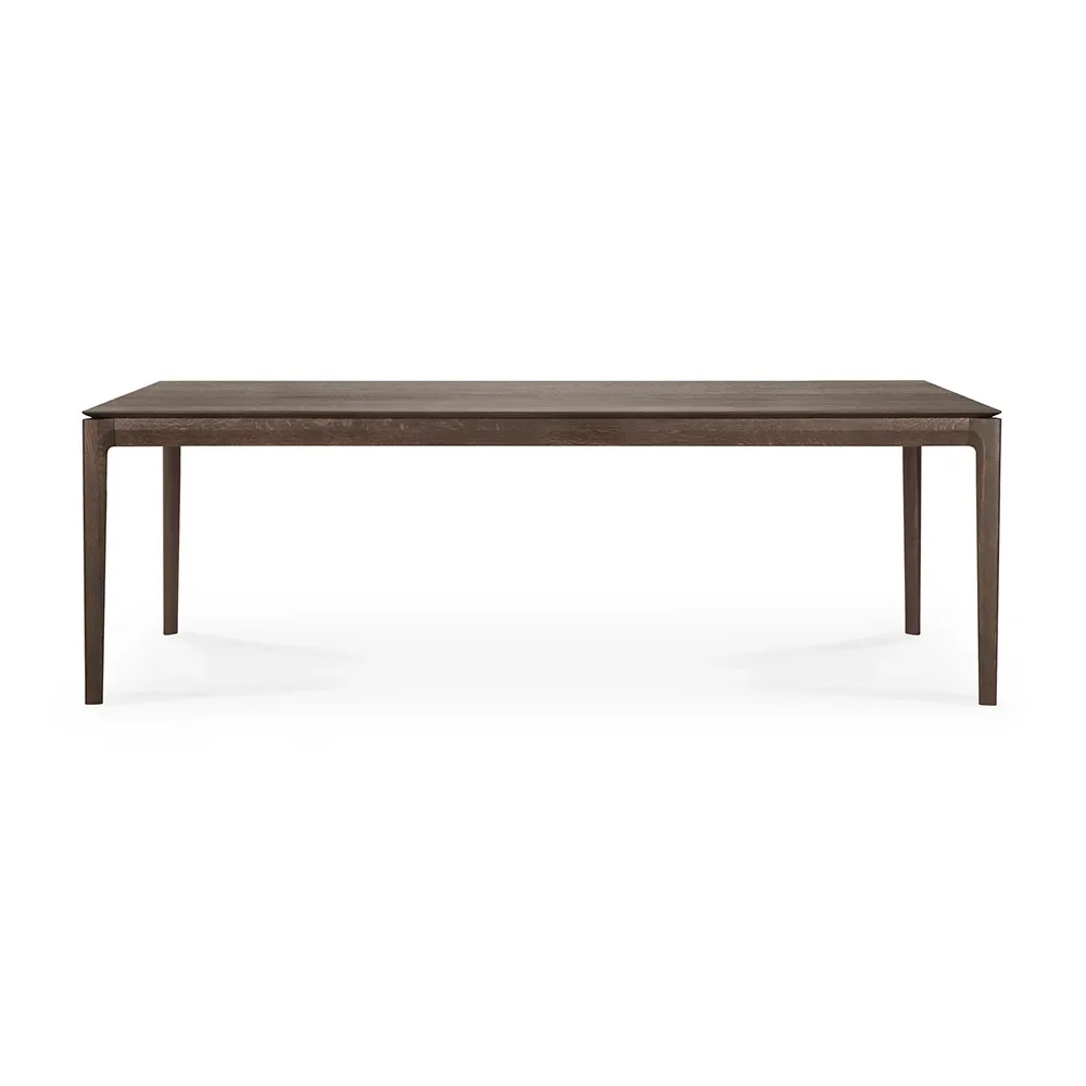 Ethnicraft, Buche Esstisch 100x240 cm Eiche braun lackiert