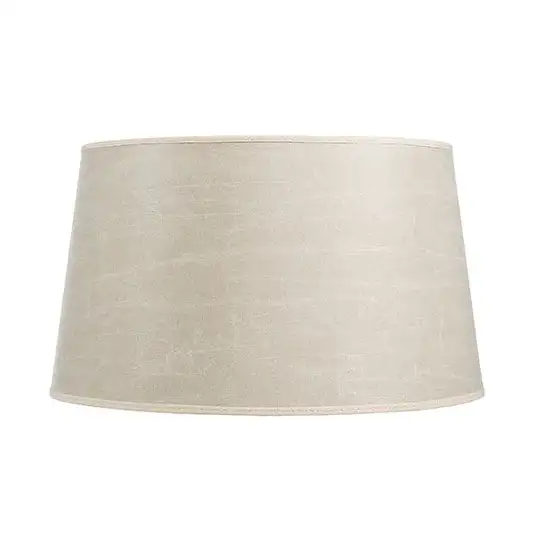 Klassischer Lampenschirm Leather Cream