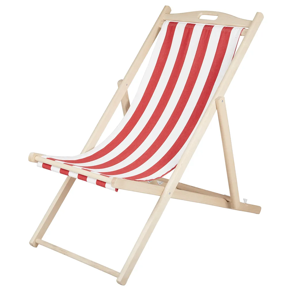 Brafab, Dingla Strandkorb Rot/Weiß