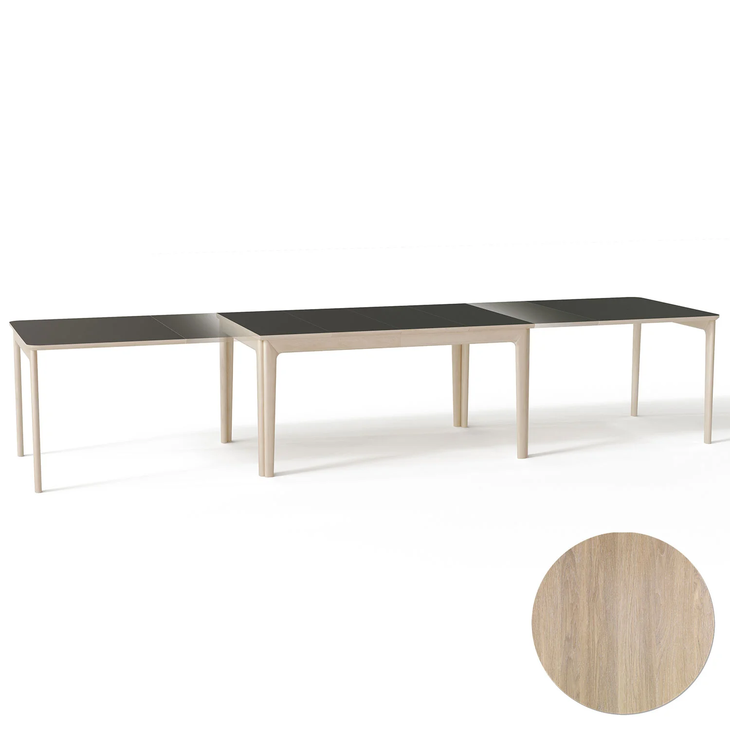 Skovby, Sm26 Tisch Eiche Massiv Weißöl 155-308/359X101X74Cm