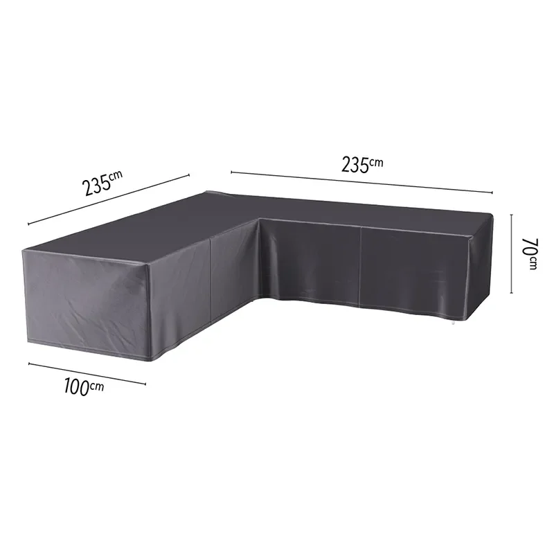 Platinum Aerocover, Ecksofa-Bezug 235 / 235x100cm