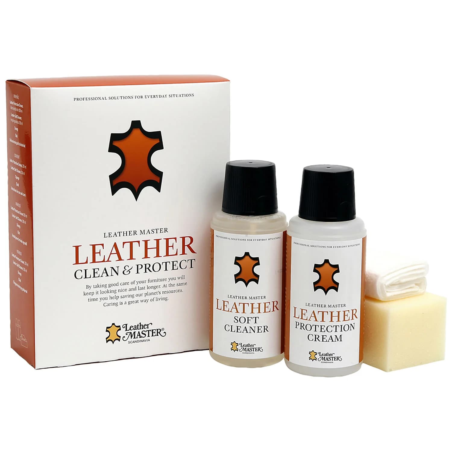 Leather Master, Leder Reinigung & Schutz Maxi-Set