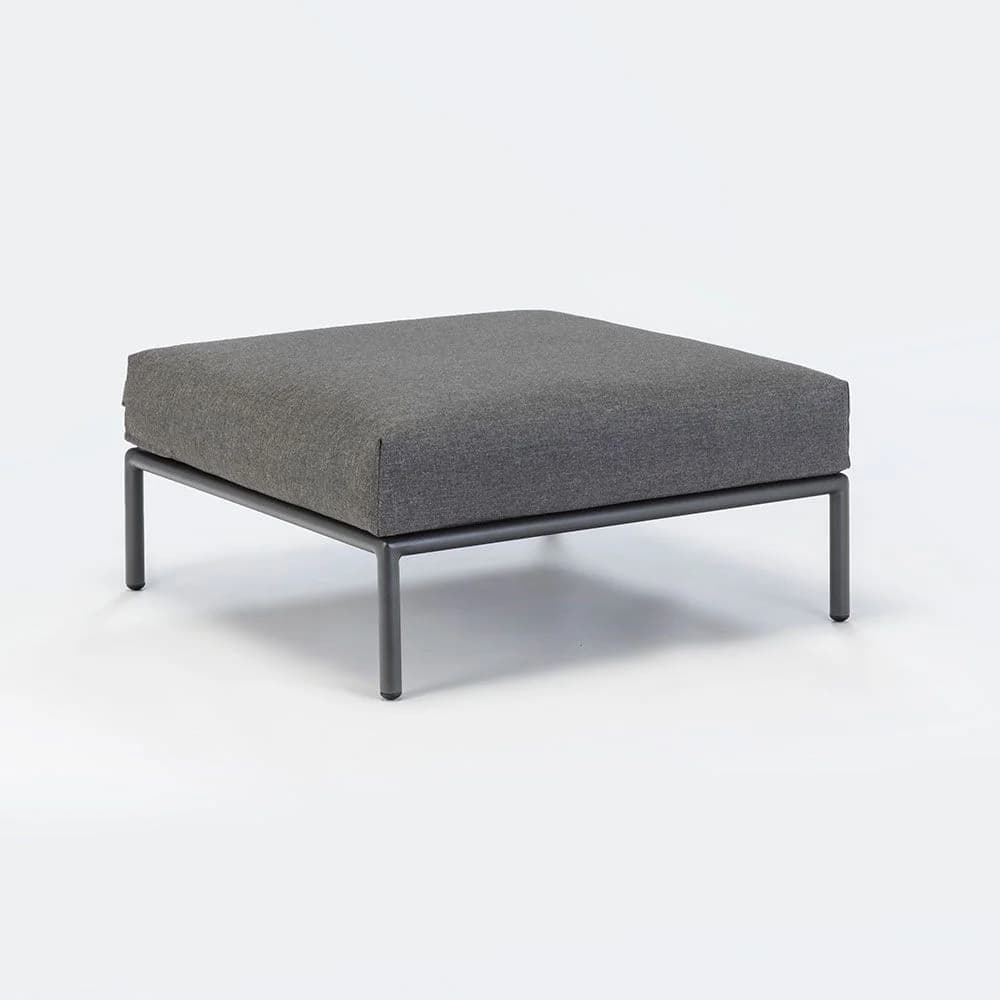 Houe, Level Fußhocker 81x81 cm Grau Aluminium