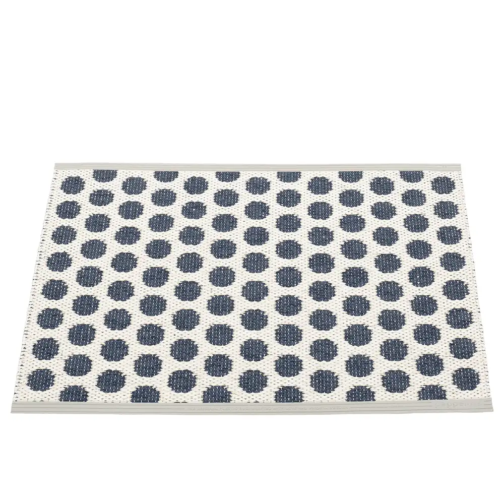 Pappelina, Noa Teppich 70x50 Dark Blue/Vanilla