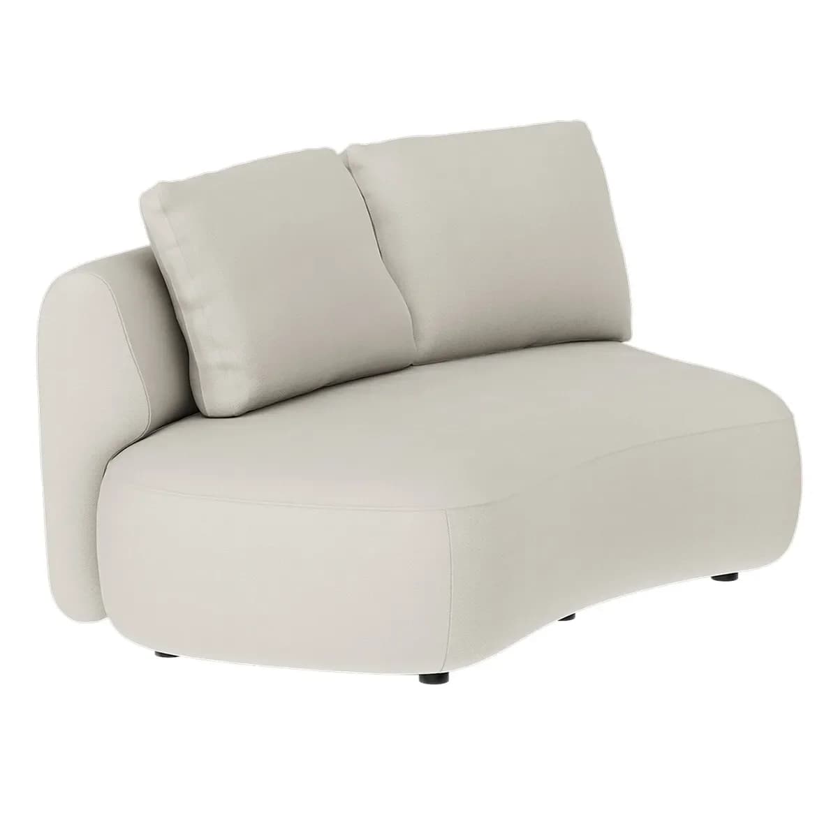 Artwood, Dixon 2-Sitzer Sektion links Haze cream