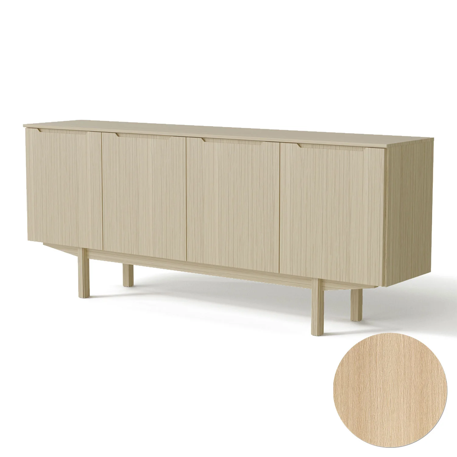 Skovby, Sm306 Anrichte Eiche Lack 194 Cm