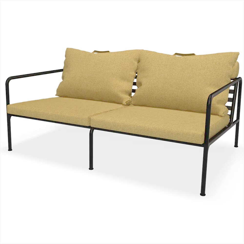 Houe, Avon 2 Sitzer Sofa Dijon/Schwarz