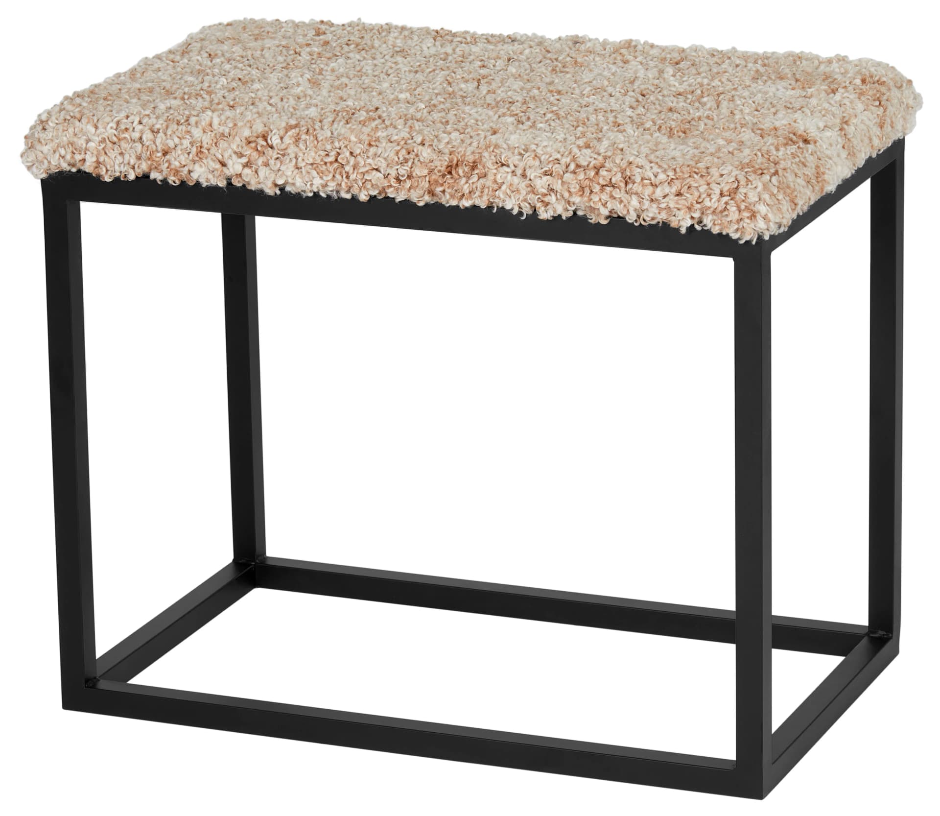 Skinnwille, Palle Bank 60x35 cm Toffée/Black