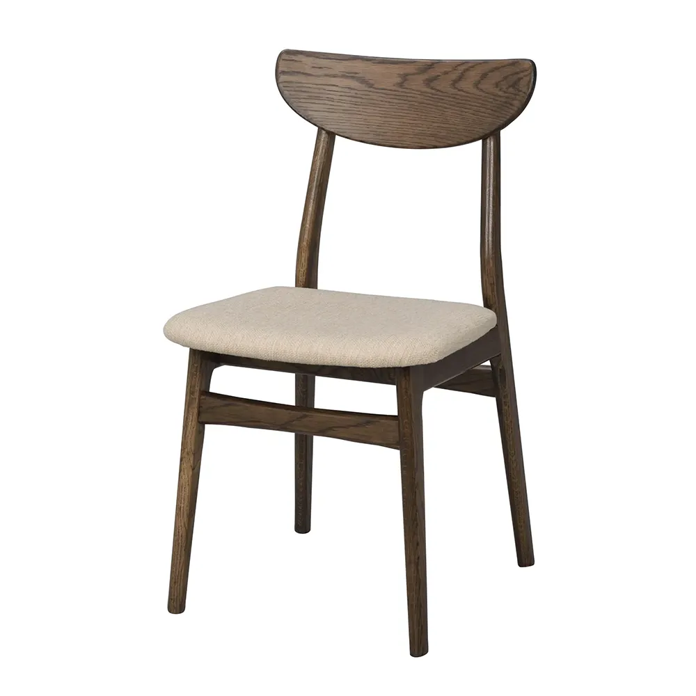 Rowico Home, Rodham Stuhl braun Eiche/beige