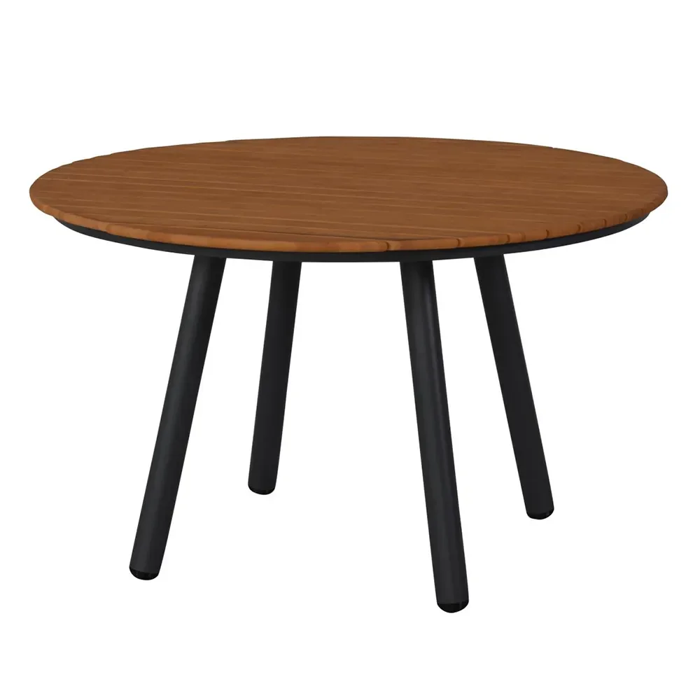 Brafab, Bam Bo Esstisch Ø120 cm Bambu/Anthracite