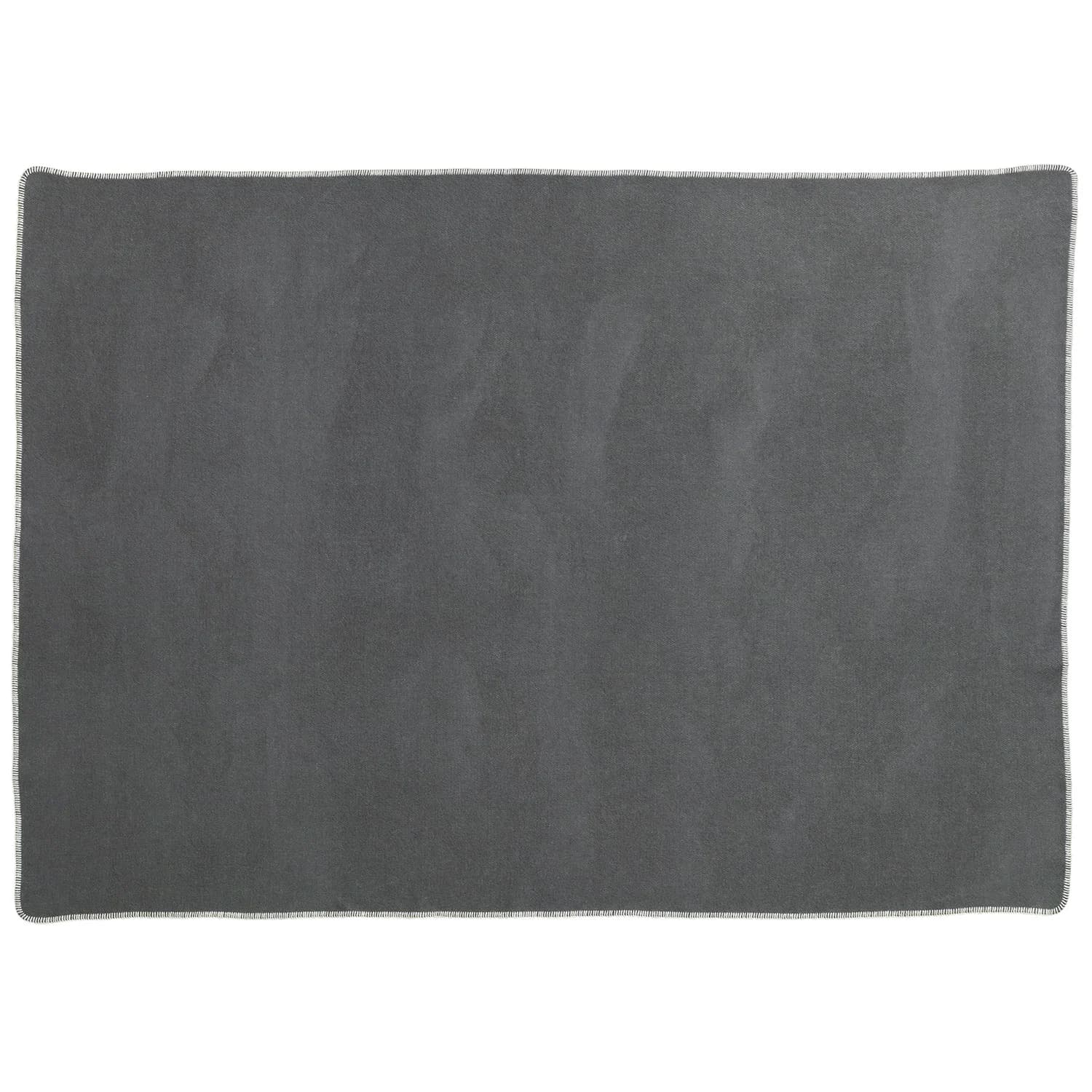 Pappelina, Blanket Teppich 140x200 cm ylva dark grey / charcoal