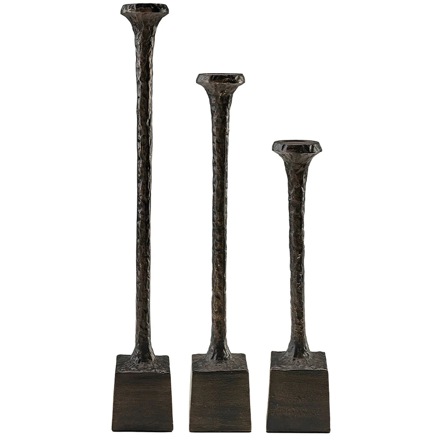Candela Candle Holder Bronze 3-Set