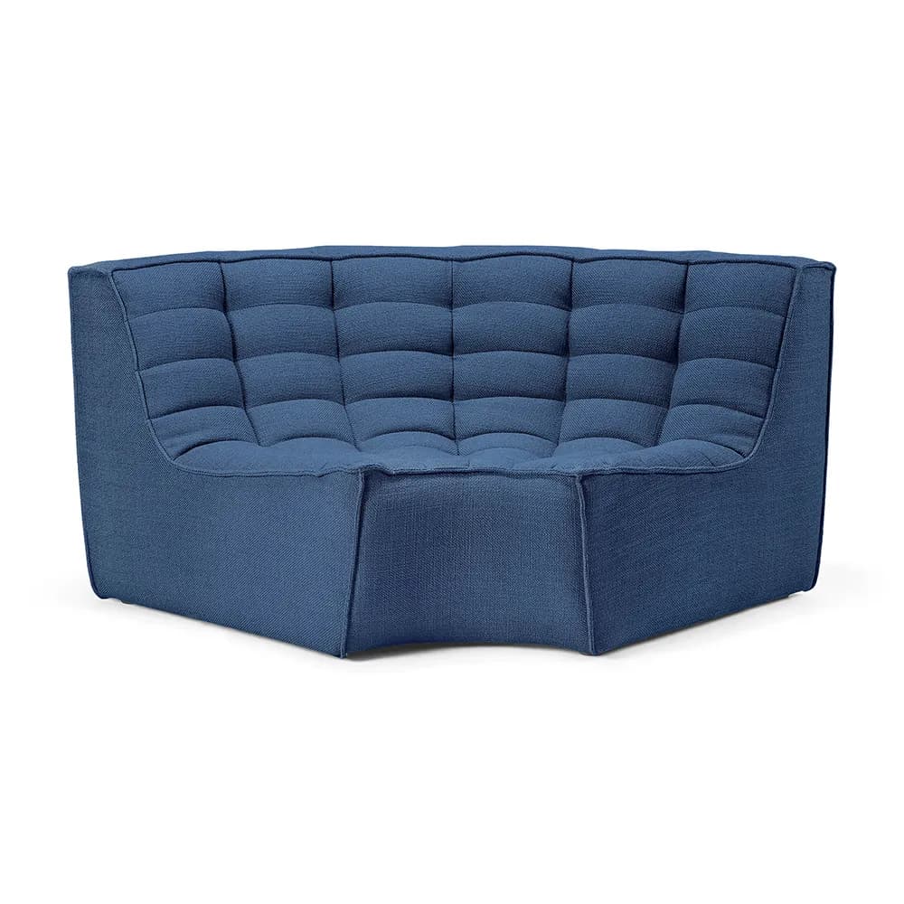 Ethnicraft, N701 Runde Ecke Blau
