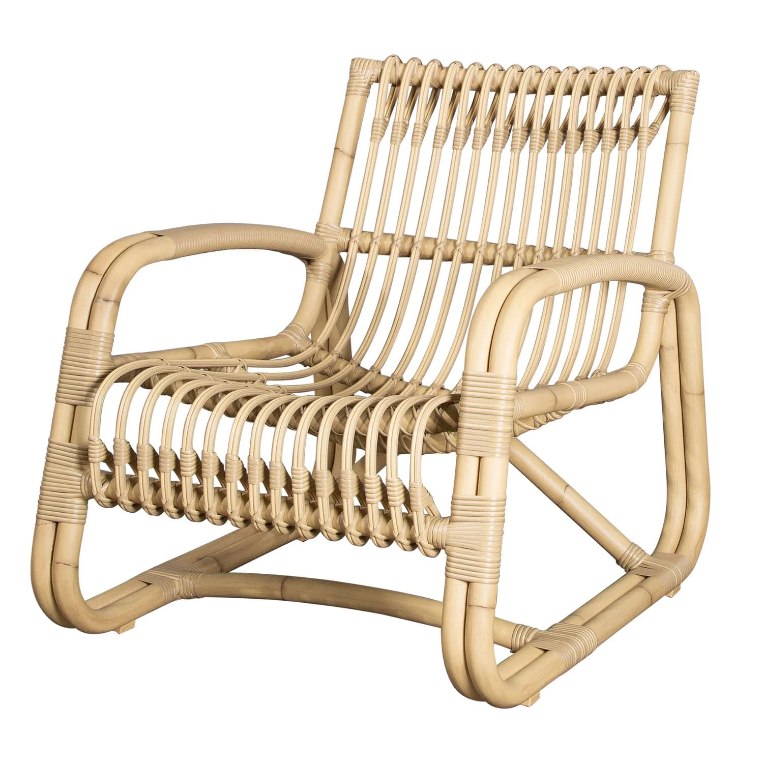 Cane-line, Curve lounge chair outdoor Natural