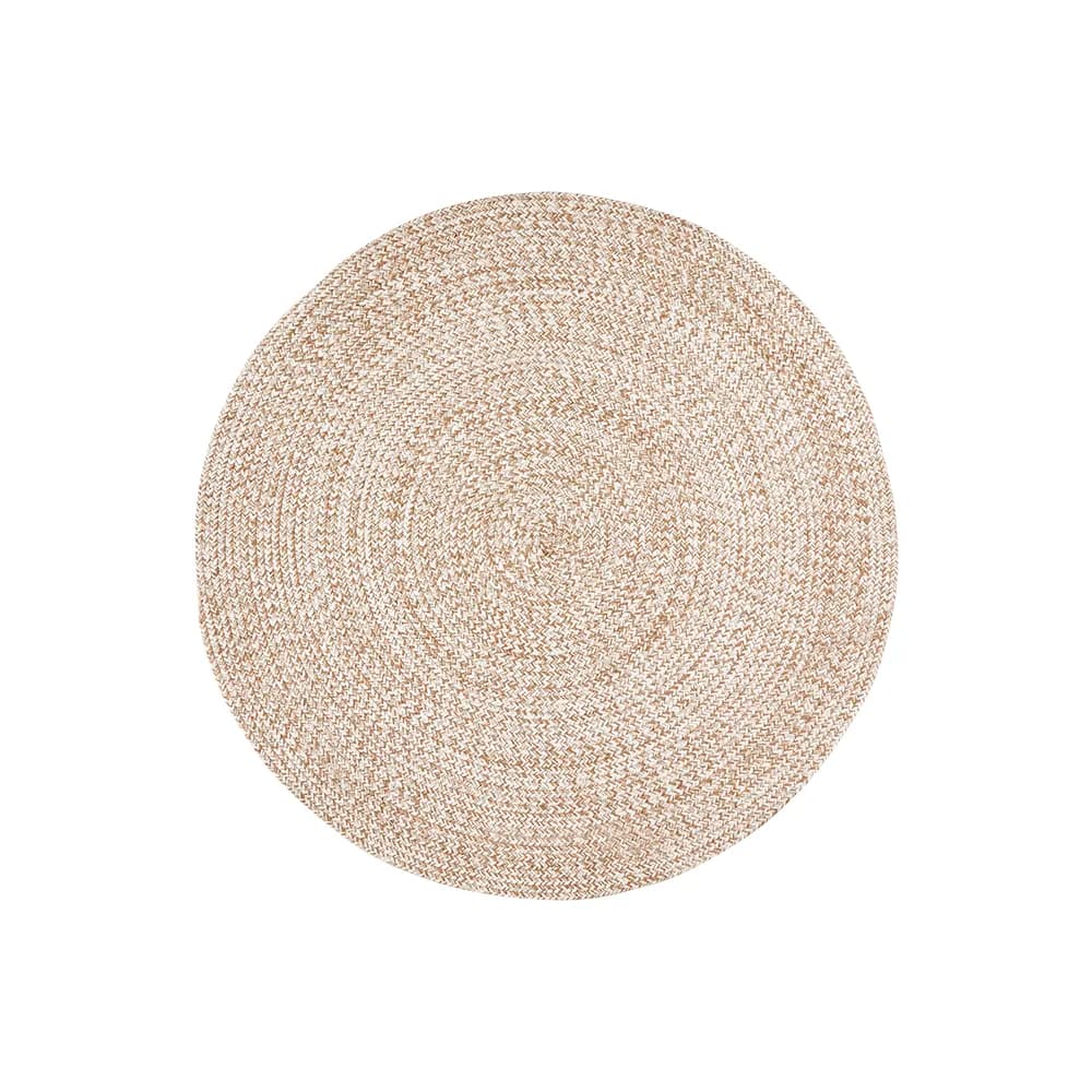 Affari of Sweden, JUNI Matte natur/weiß Ø120 cm