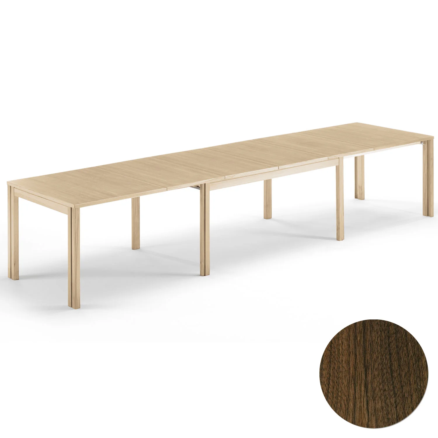 Skovby, Sm23 Tisch Walnuss Lack 150-306(358)X90X73Cm