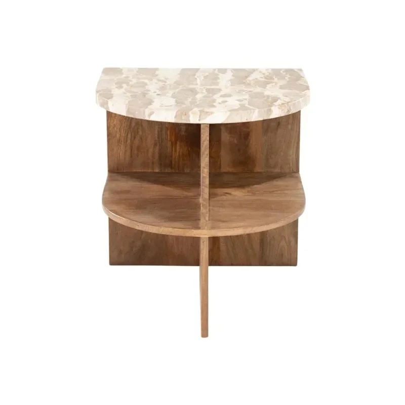 By-Boo, Marwood 44x44x46 cm Marmor natur
