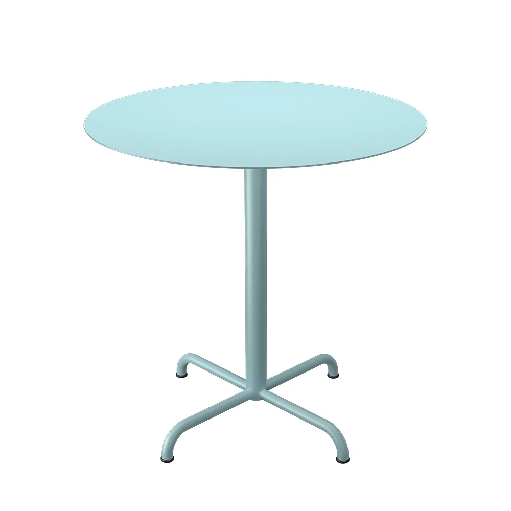 Houe, PICO Couchtisch Ø74 cm, 4-Fuß-Gestell Ice Blue