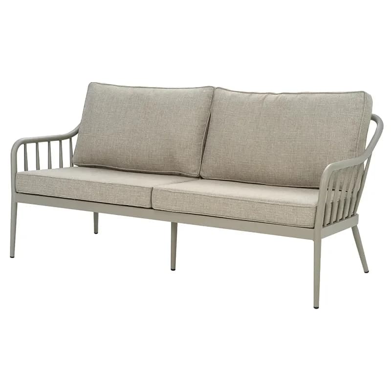 Brafab Coleville Sofa Khaki-burlap beige, 3-Sitzer