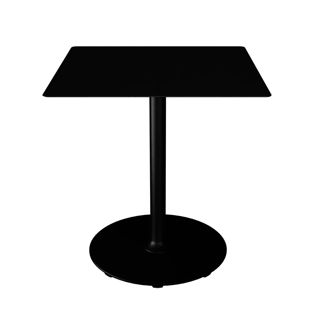 Houe, PICO Couchtisch 70x70 cm, runde Basis schwarz