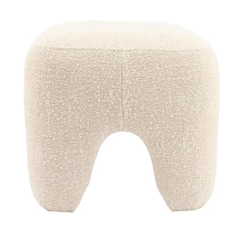 By-Boo, Bayo Hocker 46x46x43 cm Polyester beige