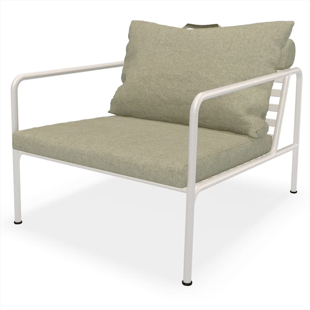 Houe, Avon Sessel Moos/Weiß