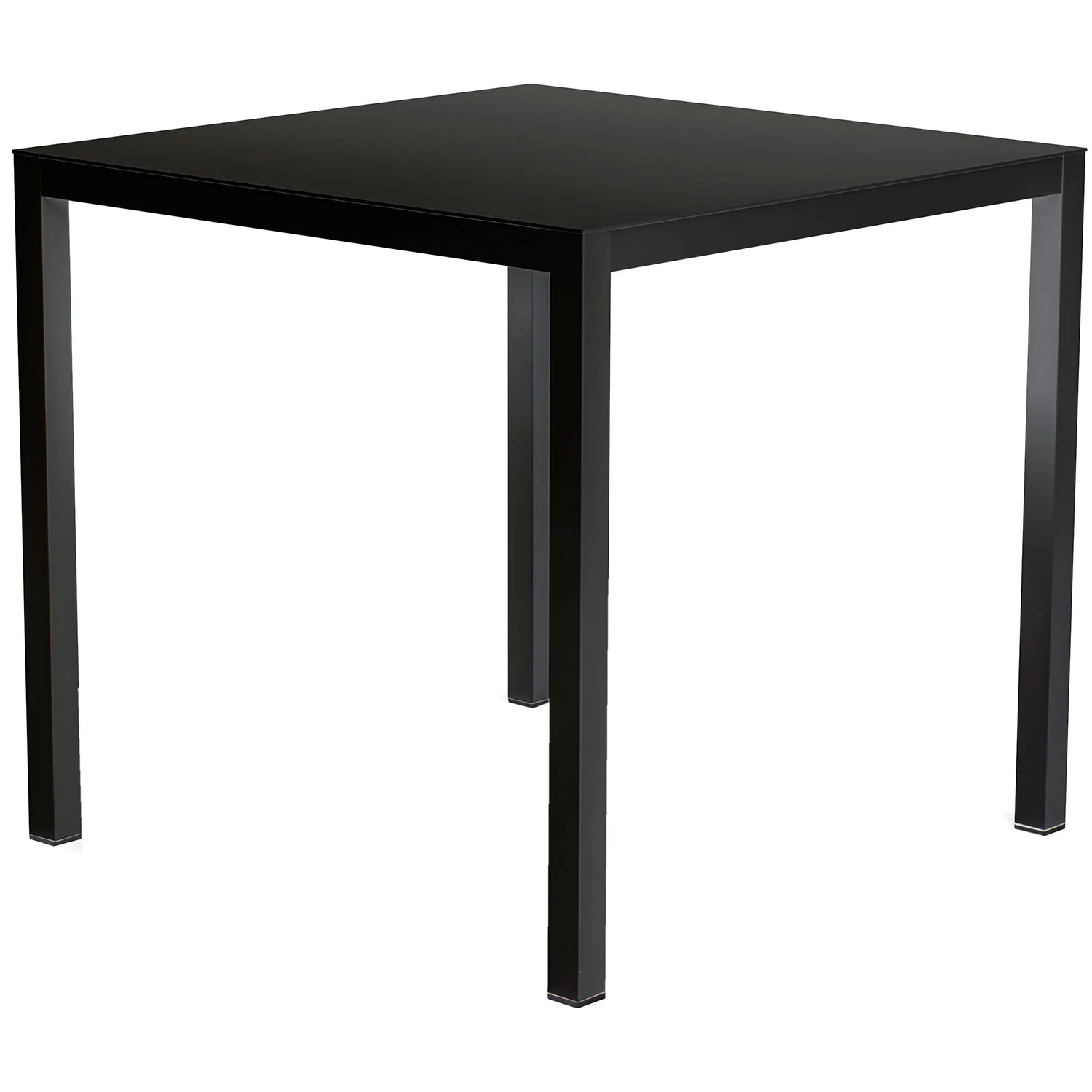 Fiam, Aria Esstisch 70x70 cm schwarz Aluminium